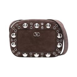 Borsa in camoscio con occhielli Nellcote