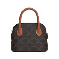 Borsa mini Honorine tela Triomphe e vitello