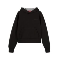 In jersey di viscosa con cappuccio