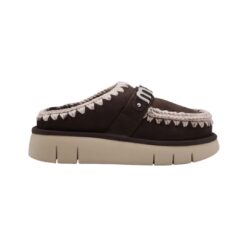 Mou Bounce Clog donna suede marrone