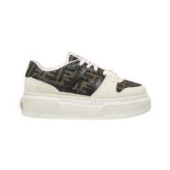 Sneakers basse canvas e suede