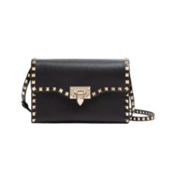 Mini tracolla Rockstud vitello