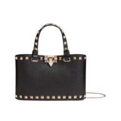 Mini shopping Rockstud vitello