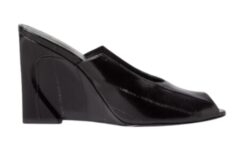 Sandalo in missina nera