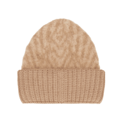 Cappello in alpaca Chevron marrone