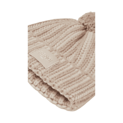 Cappello in lana e cashmere avorio