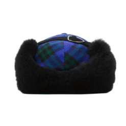 Cappello trapper lana Check