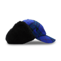 Cappello trapper lana Check