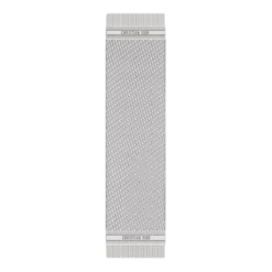 Alternative view of Cachemire bianco filo argento