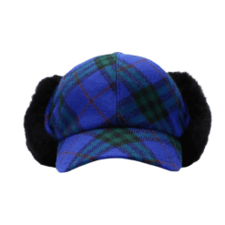 Cappello trapper lana Check