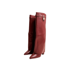 Alternative view of Alti Fino Al Ginocchio Shark Lock Rosso