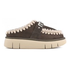 Mou Bounce Clog donna suede marrone