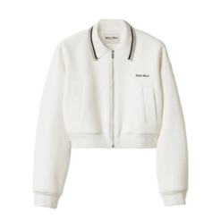 Blouson in piquet e jersey tec