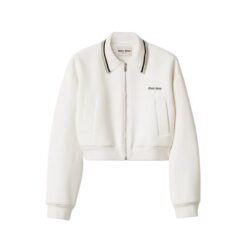 Blouson in piquet e jersey tec