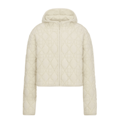 Cardigan Cannage Con Zip E Cappuccio