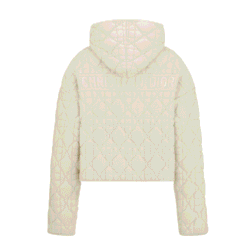 Alternative view of Cardigan Cannage Con Zip E Cappuccio