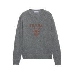 Maglione lana-cashmere con logo