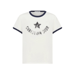 Jersey Bianco, Nero E Blu Navy