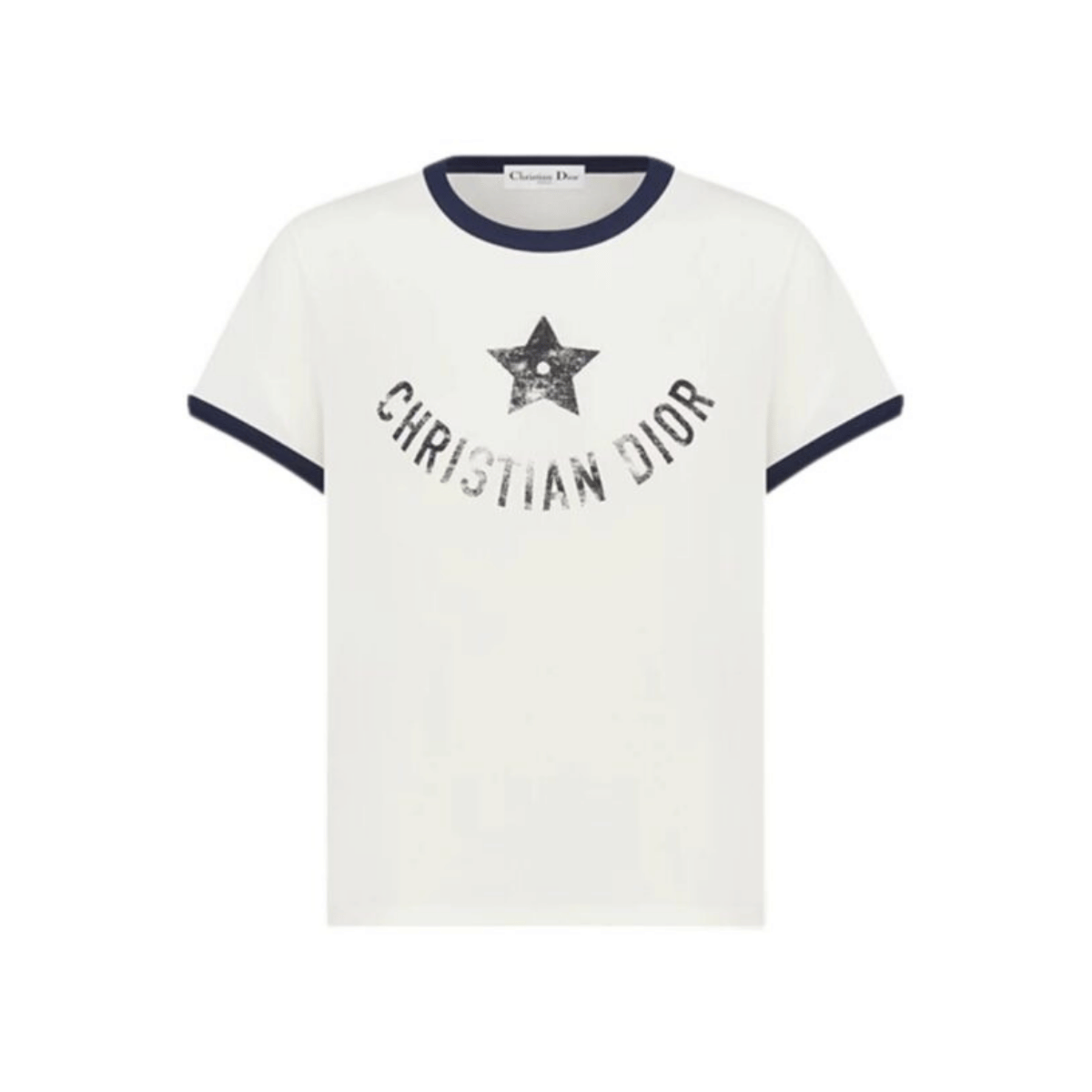 Jersey Bianco, Nero E Blu Navy