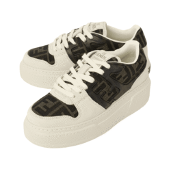 Sneakers basse canvas e suede