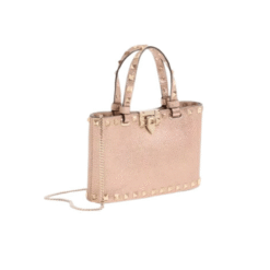 Mini Borsa Rockstud In Vitello