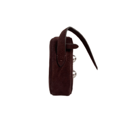 Borsa in camoscio con occhielli Nellcote