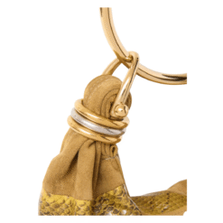 Mini hobo scamosciata e serpente