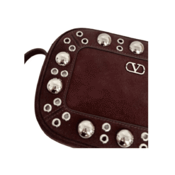 Borsa in camoscio con occhielli Nellcote