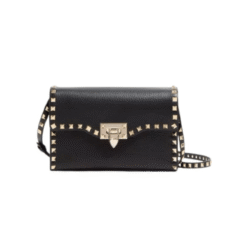 Mini tracolla Rockstud vitello