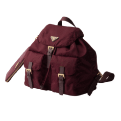 Zaino medio in Re-Nylon con pochette