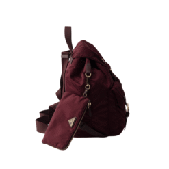 Zaino medio in Re-Nylon con pochette