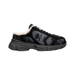 Mesh e vitello scamosciato nero