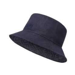 Bucket reversibile denim blu