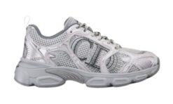 Mesh grigio inserti laminati argento