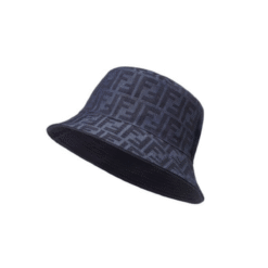 Bucket reversibile denim blu