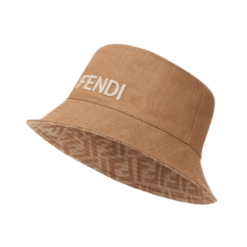 Bucket reversibile canvas marrone