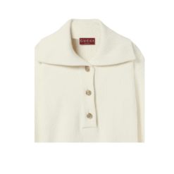 Alternative view of Maglione lana cashmere a coste