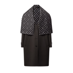 Cappotto con colletto amovibile