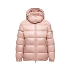 Piumino corto Maire con cappuccio