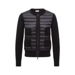 Cardigan in lana con zip