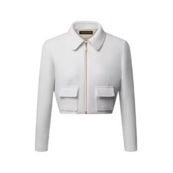 Giacca corta con tasche con patta