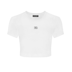 T-shirt Corta In Jersey Con Logo
