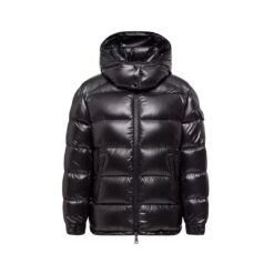 Piumino corto Maire con cappuccio