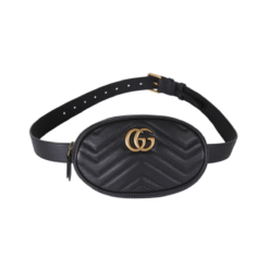 Borsa Belt Marmont Matelasse in Nero