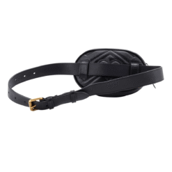 Borsa Belt Marmont Matelasse in Nero
