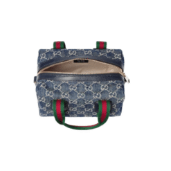 Borsa mini blu navy/bianco