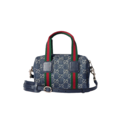 Borsa mini blu navy/bianco