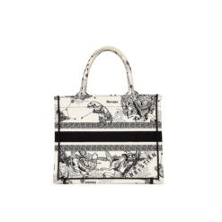 Alternative view of Borsa Book Tote Latte/Nero