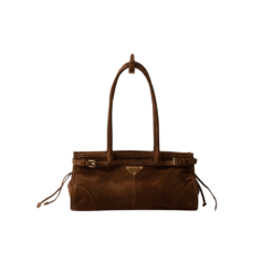 Borsa Bonnie media in suede