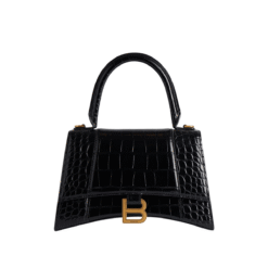 Hourglass Piccola Con Manico Superiore Nera